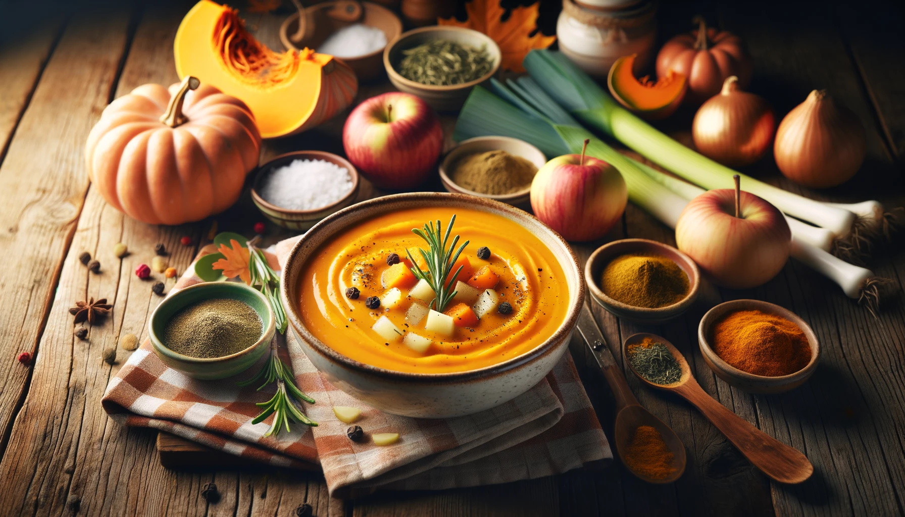 شوربة القرع والتفاح هو شوربة لذيذة ومغذية ومثالية لفصلي الخريف والشتاء. تجمع هذه الشوربة بين الطعم الحلو للتفاح والنكهة الغنية للقرع، مما يجعلها خياراً مثالياً لعشاق الطعام النباتي وأولئك الذين يبحثون عن وجبات صحية تساعد في عملية الديتوكس.