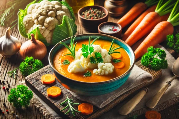 شوربة الجزر والقرنبيط هي الخيار المثالي لمحبي الأكل الصحي والنكهات الطبيعية. يقدم متجر كلنز أند غلو هذا المنتج النباتي المميز، الذي يجمع بين فوائد الجزر والقرنبيط مع مكونات طبيعية أخرى لتحضير وجبة خفيفة وصحية تناسب جميع أفراد العائلة.